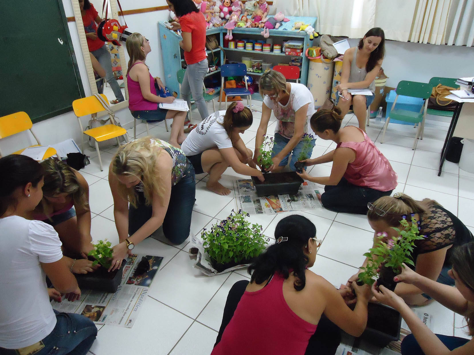 Professores Recepcionados Nas Escolas Municipais