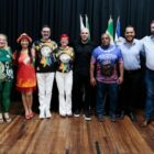 Secult, Liga e Escolas de Samba reunidos no lançamento do Carnaval de Joinville