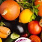 Legumes, verduras e frutas